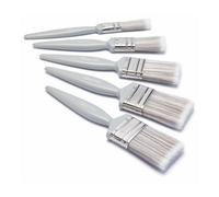 Harris Essentials Wall & Ceiling Paint Brush Set - Pack Of 5 - 12mm, 25mm, 38mm & 50mm - Premium Brushes For Emulsion Paint