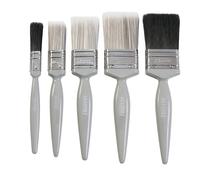 Harris Essentials Walls, Ceilings & Gloss Paint Brushes | 5 Brush Pack | 0.5", 1", 1.5", 2"