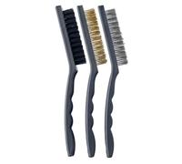 Harris Essentials Wire Brush (Pack of 3) in Jet Black Harris Jet Black
