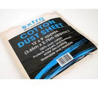 Harris Extra Dust Sheet Cotton 12x9 Foot