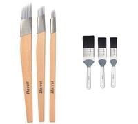 Harris Fitch Brush 3 Pack & Gloss Flat Brush Set, 1-2in