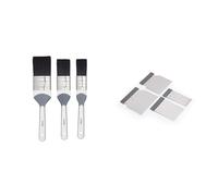 Harris Gloss Flat Brush Set & Filling Knives 4 Pack, 2-5in