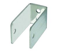 Harris Hardware 11929 Extra Long U Bracket Stamped Stainless Steel 1-Inch Panel Thickness
