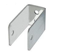 Harris Hardware 11989 Extra Long U Bracket Stamped Stainless Steel 3/4-Inch Panel Thickness 2-1/2-Inch Bracket Stamped Stainless Steel Height 7/8-Inch Base Length 1-1/2-Inch Base Width,