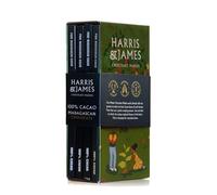 Harris & James 100% Cacao Chocolate Bars. Made From Madagascan Cacao, Naturally Rich In Flavonoids & Antioxidants. Bean To Bar Chocolate Suitable For Vegans.