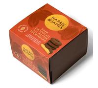 Harris & James Dark Chocolate All Butter Shortbread Biscuits 10 Piece Individually Wrapped Bean To Bar Chocolate Shortbread. Slowly Hand-baked, Light And Crumbly, Melt In Mouth (275g)
