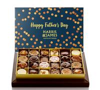 Harris & James Fathers Day Classic 24 Piece Chocolates Gift Box. Handmade Luxury Chocolates - Milk Chocolate