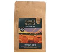 Harris & James Suffolk Blend Roasted Coffee Beans 227g, Ideal for Bean to Cup Machine or Filter Coffee Machine, Light Acidity, Medium Body & Well Balanced From 100% Arabica (Medium Roast)