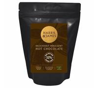 Harris & James Vegan Hot Chocolate Powder 240g | Made With Pure Natural Cocoa 52% | Made From Decadent Bean To Bar Chocolate From Ethically Sourced Cocoa Beans | Hand Made in Small Batches