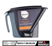 Harris Large Paint Bucket Ultimate Handyhold Jug Pot Cup For Brush & 4" Roller