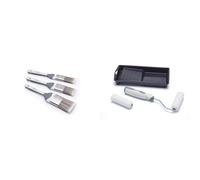 Harris No Loss Paint Brushes 3 Pack + 4" Mini Roller Set with Tray & Frame