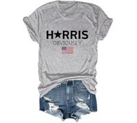 Harris Obviously T-Shirt, Harris Obviously Shirt, Obviously Shirt, Obviously Tshirt, Kamala Obviously Tshirt Grey