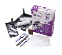 Harris Revive Woven Polyester 9" Interior Decorating Kit, 15 Pieces
