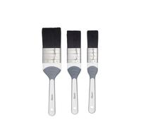 Harris Seriously Good 3 Pack Gloss Flat Brush Set, 1in, 1.5in, 2in