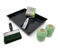 LG Harris Roller Kit – Seriously Good 4in Shed, Fence & Decking – Soft Grip Frame, Medium Sleeves