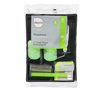 Seriously Good Exterior Shed Fence Decking Roller Kit Includes Soft Grip Roller Frame Medium Pile Roller Sleeves 9in Roller Tray 5in Exterior Brush