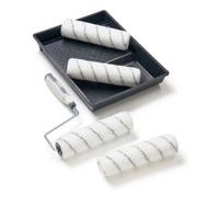 Harris Seriously Good Paint Roller Set With Tray & 3 Extra Sleeves - 9 Inch, 225mm - Emulsion Paint Roller For Walls & Ceilings