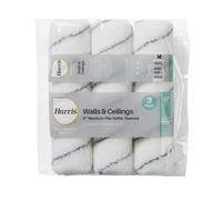 Harris Seriously Good Paint Roller Sleeves Medium Pile 9" Pack Of 3