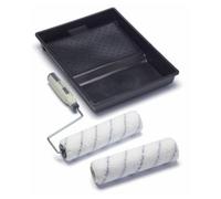 Harris Seriously Good Wall & Ceiling Roller Set - 9 Inch, 225mm - Paint Roller - Sleeve & Tray Set For Emulsion Paints
