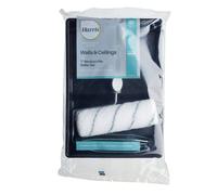 Harris Seriously Good Walls & Ceilings Medium Pile Roller Set | Includes 7" Tray, Frame, 1 x 7" Paint Roller Sleeve