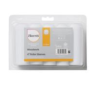 Harris Seriously Good Woodwork Gloss Mini Roller Sleeves, 10 Sleeve Pack, 4"