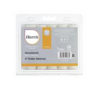 Harris Seriously Good Woodwork Stain & Varnish Roller Sleeve - 4 Inch, 100mm - Pack Of 10 - Lint-Free Finish Paint Roller Sleeves