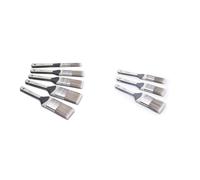 Harris SGOOD 5BRUSH Set, 1 x 0.5, 1 x 1, 1 x 1.5, 2 x 2 Paint Brushes & Seriously Good Walls & Ceilings No Loss Paint Brushes | 3 Brush Pack | 1", 1.5", 2"