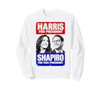 Harris Shapiro 2028 Presidental Campaign Vintage Democrat Sweatshirt