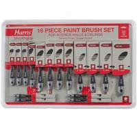 Harris Smoothglide 16 Piece Paint Brush Set Quality Decorating Painting Brushes