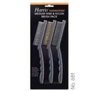 Harris Taskmasters - Medium Wire & Nylon Brush Pack