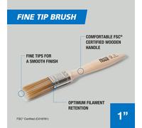 Harris Trade Fine Tip Emulsion Gloss Paint Brush 1