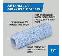 Harris Trade Medium Pile Micropoly Roller Sleeve 9