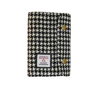 Harris Tweed A7 Notebook Binder,Wool Fabric Refillable A7 Binder,6 Ring Planner with A7 Refill Papers,Pen Loop A7 Size Notebook Journals for Writing (No.162)