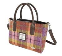 Harris Tweed 'Brora' Small Tote Bag In Deep Pink