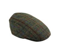 Harris Tweed Cap: Breanais Green (Small)