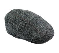 Harris Tweed Cap Grey Check (Large)