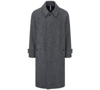 Harris Tweed Coat - Charcoal XL