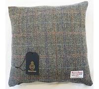 Harris Tweed Cushion Cover. Handmade.16in x 16in or 18in x 18in ref.cc.overcheck (16in. x 16in. (40cm x 40cm))