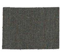 Harris Tweed Fabric Cloth Genuine 100% Pure Virgin Wool - Charcoal - 20 x 15cm (Sample)