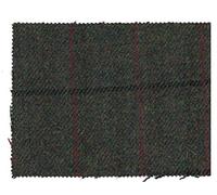 Harris Tweed Fabric Cloth Genuine 100% Pure Virgin Wool - Hunter Green - 100 x 150cm (1m)