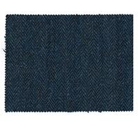 Harris Tweed Fabric Cloth Genuine 100% Pure Virgin Wool - Midnight Blue - 20 x 15cm (Sample)