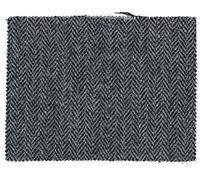 Harris Tweed Fabric Cloth Genuine 100% Pure Virgin Wool - Steel Grey - 20 x 15cm (Sample)