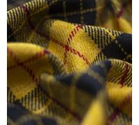 Harris Tweed Fabric, Macleod of Lewis Tartan, 10 x 14cm Sample