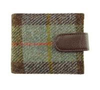 Harris Tweed Handwoven Scottish Wallet with Coin Pocket, Card Slots, Note Compartments, Traditional Craftsmanship (MacLeod Tartan)