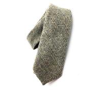 Harris Tweed Neck Tie, Authentic Scottish Made, Gents (Green Fleck)