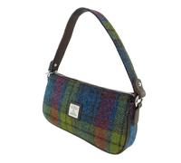 Harris Tweed Small Shoulder Bag for Ladies - Multiple Tartans - Scottish Heritage Clutch with Tweed Strap, Apt for All Occasions - Women's Shoulder Bag (Multi Colour)