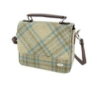 Harris Tweed 'Thurso' Square Bag Made in Scotland, Beige Stewart, One Size