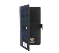 Harris Tweed Travel Document Wallet: Bragar Black Watch