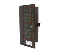 Harris Tweed Travel Document Wallet: Breanais Green