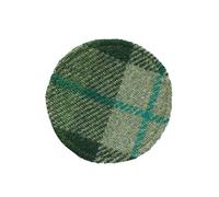 Harris Tweed Wool Coasters Set for Drink Coffee Table, Full Set of 5 Round Coasters (No.835)